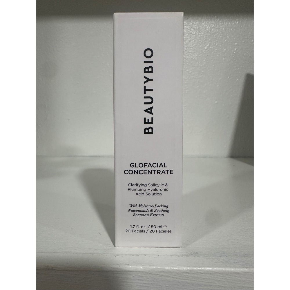 BEAUTYBIO GLO‎ FACIAL CONCENTRATE Salicylic Hyaluronic Acid 1.7floz 50ml